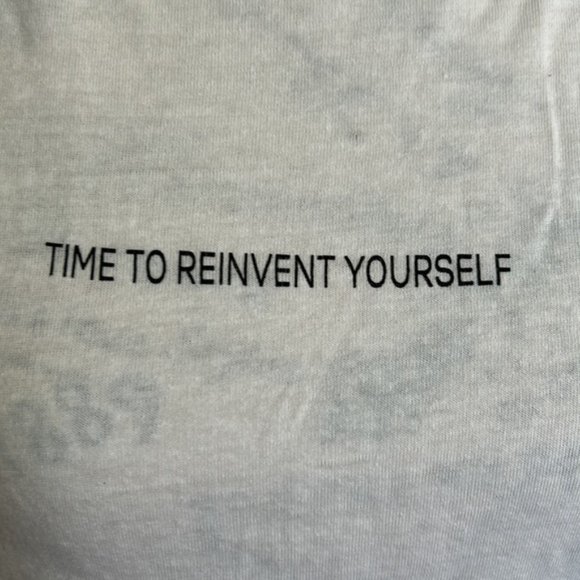 Zara Time to Reinvent Yourself TShirt size Medium - Picture 4 of 4